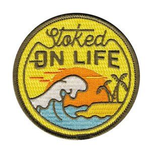 Stoked ON LIFE Iron on Patch